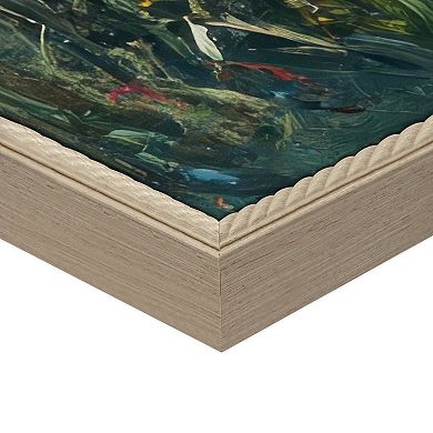 Masterpiece Away in a Valley Framed Canvas Wall Art