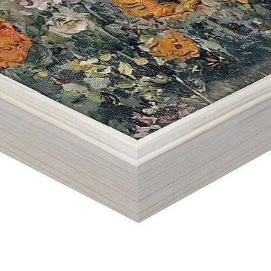 Masterpiece Blooming Shoreline Framed Canvas Wall Art