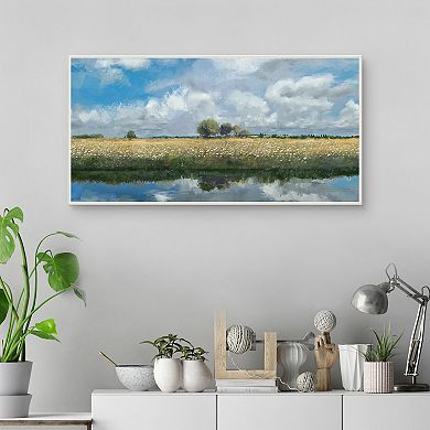 Masterpiece Creekside Vista Framed Canvas Wall Art