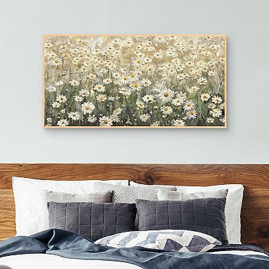 Masterpiece Daydream Daisies Framed Canvas Wall Art