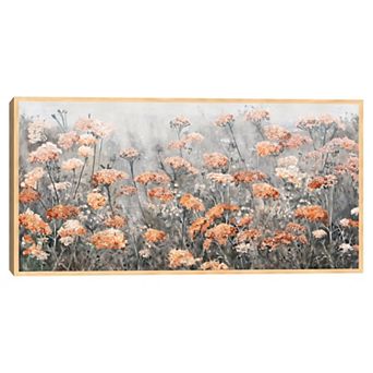 Masterpiece Just Peachy Framed Canvas Wall Art