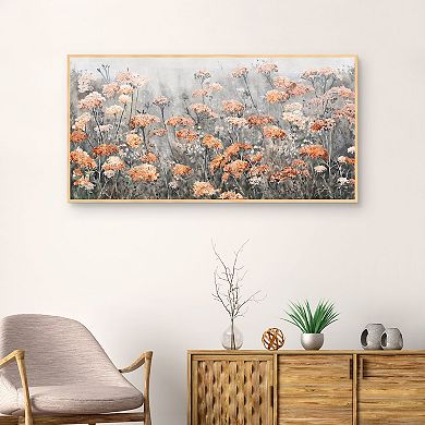 Masterpiece Just Peachy Framed Canvas Wall Art