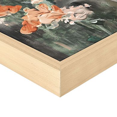 Masterpiece Just Peachy Framed Canvas Wall Art