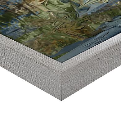 Masterpiece Lakeside Fishing Pier Framed Canvas Wall Art