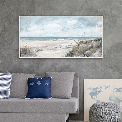 Masterpiece Weekend Dunescape Framed Canvas Wall Art