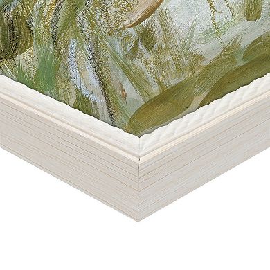 Masterpiece Chairs on Beach Framed Canvas Wall Art