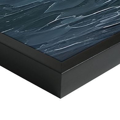 Masterpiece Silver Crest 30" x 40" Framed Canvas Art