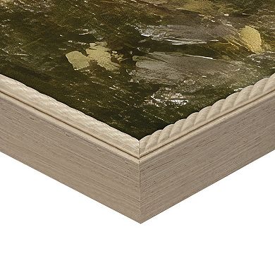 Masterpiece Green Lake 30" x 40" Framed Canvas Art