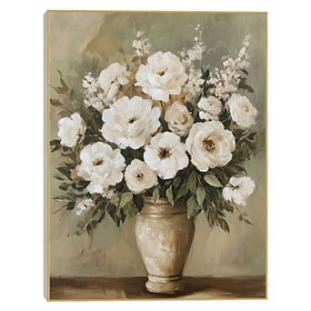 Masterpiece Antique Arrangement 30" x 40" Framed Canvas Art