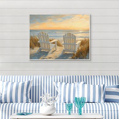 Masterpiece Bathed in Sunlight 30" x 40" Framed Canvas Art