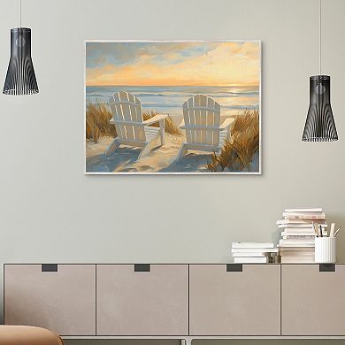 Masterpiece Bathed in Sunlight 30" x 40" Framed Canvas Art