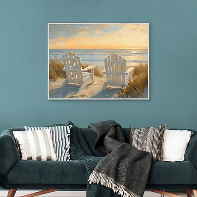 Masterpiece Bathed in Sunlight 30" x 40" Framed Canvas Art