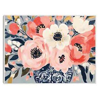 Masterpiece Framed Canvas 30 x 40 Floral Wall Art