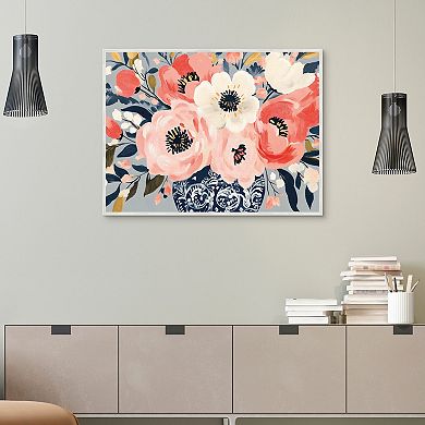 Masterpiece Framed Canvas 30 x 40 Floral Wall Art