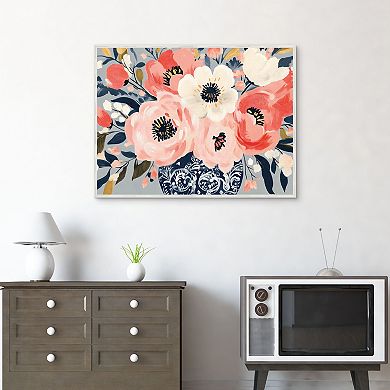 Masterpiece Framed Canvas 30 x 40 Floral Wall Art