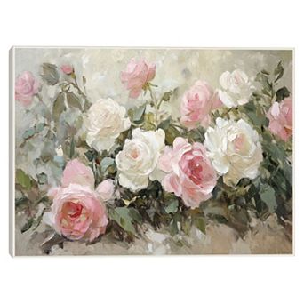 Masterpiece Rose Bouquet 30" x 40" Framed Canvas Art
