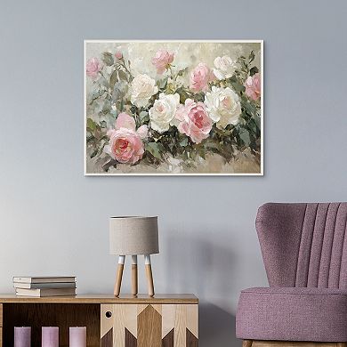 Masterpiece Rose Bouquet 30" x 40" Framed Canvas Art