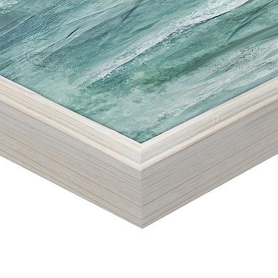 Masterpiece Bungalows by the Beach 30" x 40" Framed Canvas Wall Art