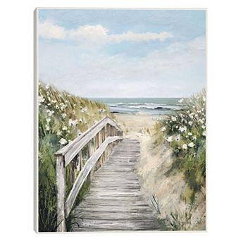 Masterpiece Quiet Calm 30" x 40" Framed Canvas Art