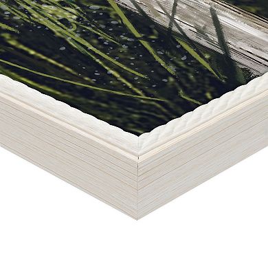 Masterpiece Quiet Calm 30" x 40" Framed Canvas Art