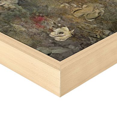 Masterpiece Scrapbook Wilds 30" x 40" Framed Canvas Art