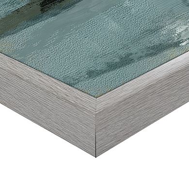 Masterpiece Sunday at the Lake 30" x 40" Framed Canvas Art