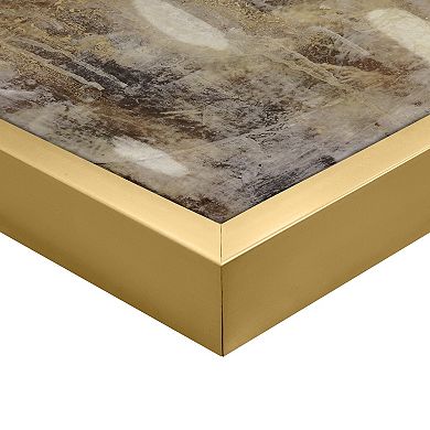 Masterpiece Golden Forest III 35" x 35" Framed Canvas Art