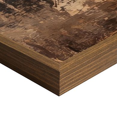 Masterpiece Cow of the Desert 35" x 35" Framed Canvas Art