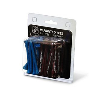 NHL Colorado Avalanche 50 Golf Tee Pack