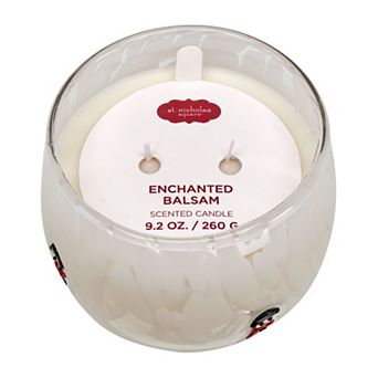 St. Nicholas Square® Enchanted Balsam 9.2-Oz. Confetti Glass Snowman Candle