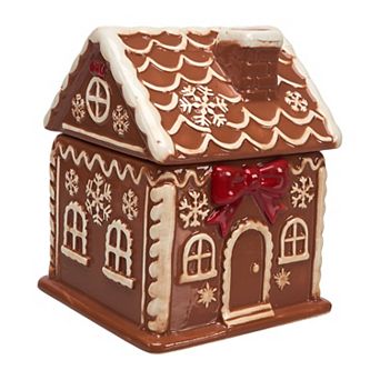 St. Nicholas Square® Gingerbread House Ceramic Candle