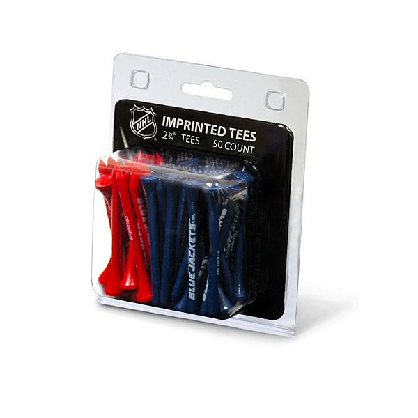 NHL Columbus Blue Jackets 50 Golf Tee Pack