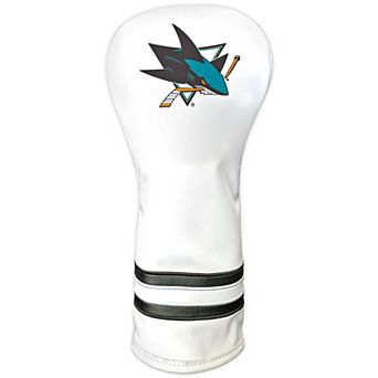 San Jose Sharks White Printed Fairway Headcover