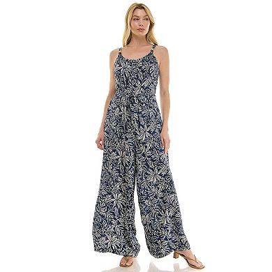 Women's Luxology Tie Waist Beaded Straps Jumpsuit