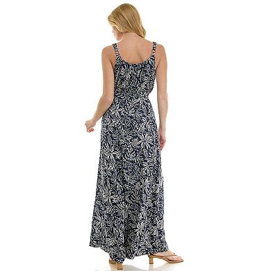 Women's Luxology Tie Waist Beaded Straps Jumpsuit