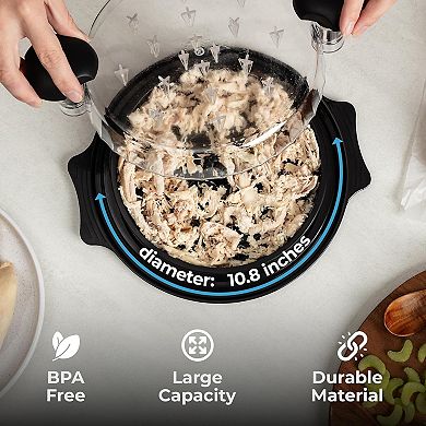 Zulay Kitchen Durable & Easy-to-Use Chicken Shredder (10.8 Inch)