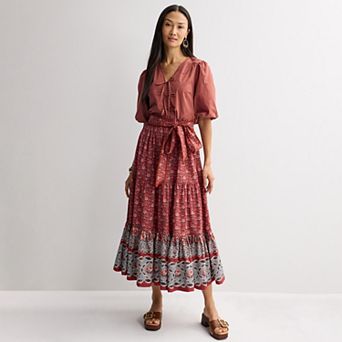 Women's Farmers Market Maxi Skirt