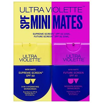 Ultra Violette SPF Mini Mates SPF 50 Hydrating & Mineral Facial Sunscreen Set