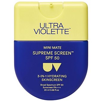 Ultra Violette Supreme Screen SPF 50 Mini Mate Facial Sunscreen Moisturizer and Primer