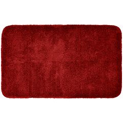 Garland Rug Traditional 4-Piece Bathroom Rug Set Red