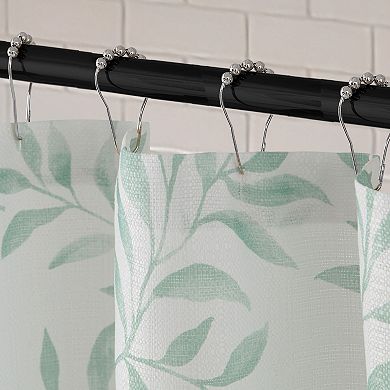 Creative Home Ideas Shower Curtain & Hooks 13-Piece Set