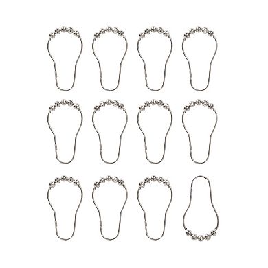 Creative Home Ideas Shower Curtain & Hooks 13-Piece Set