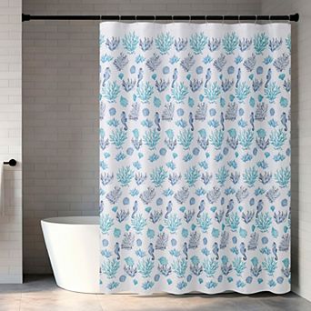 Creative Home Ideas Shower Curtain & Hooks 13 pc Set