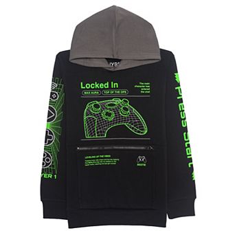 Boys 8-20 Game Controller Fleece Graphic Hoodie