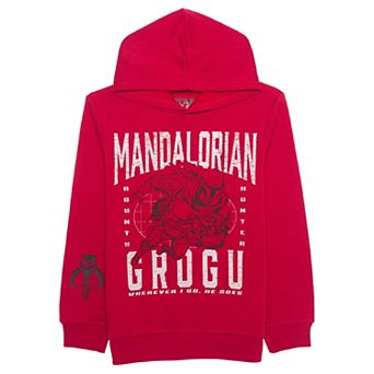 Boys 8-20 Star Wars Mandalorian & Grogu Graphic Pullover Hoodie