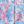 Blue Pink White