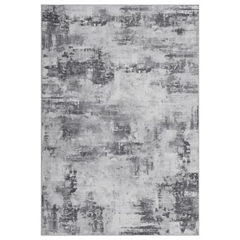 Area Rug Washable Non-Shedding Abstract Rug Soft Non-Slip Rug for Living Room Dining Room Playroom