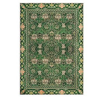 Metro Collection Area Rug Non Slip Stain Resistant Washable Floral Area Rug For In Living Room