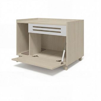 ANIXOL Hidden Ventilated Engineered Wood Cat Litter Box Cabinet
