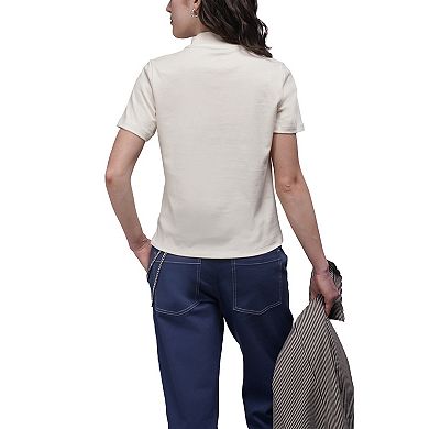 The Everyday Mock Neck Tee